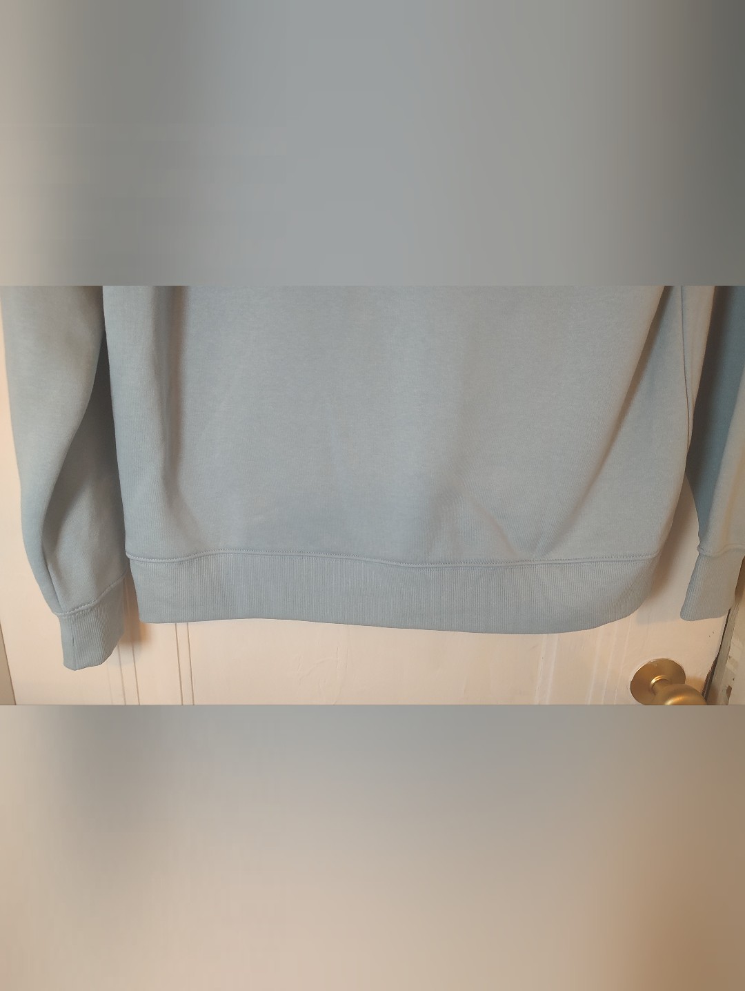 Athletic Works Men's Size L Zip Up Fleece Hoodie Sweatshirt Blue Presence Nwt — image 7 of 8